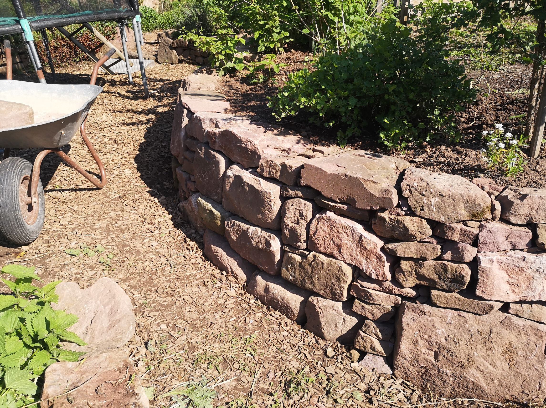 FW2022-76 Markus Simon - Trockenmauer als Abgrenzung zum Gemüsebeet